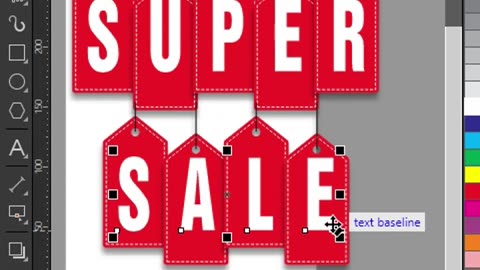 How to create a simple Super Sale sticker in CorelDraw