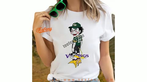 Green Bay Packers Billy Puppet Halloween Minnesota Vikings Rivalry Shirt Adults