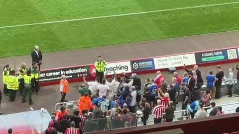 A first glimpse of star signing Granit Xhaka for Sunderland supporters