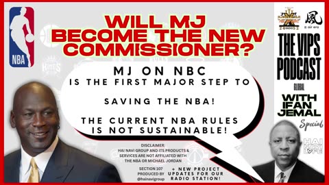 WILL MJ BECOME THE NEW NBA COMMISSIONER? | MJ on NBC reaction! #nba #basketball