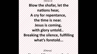 Fiesta Trumpets Rosh Hashanah original gospel song lyrics video