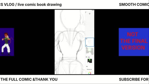 LIVE COMIC BOOK DRAWING