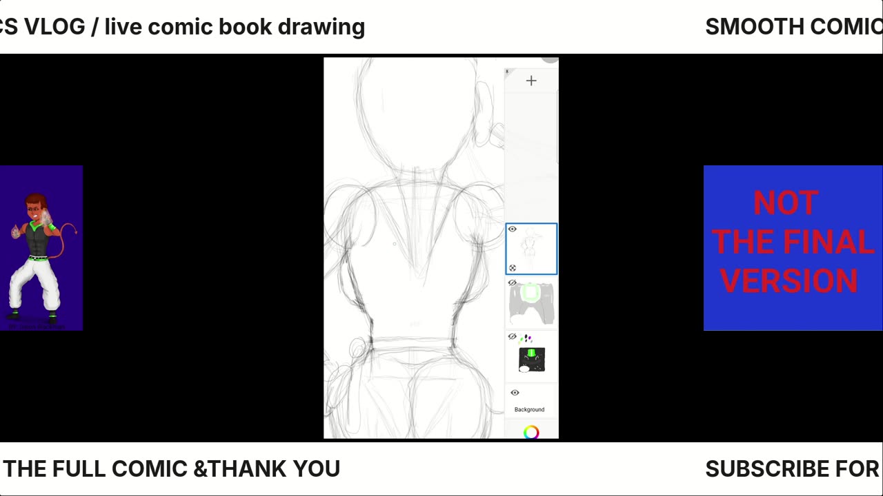 LIVE COMIC BOOK DRAWING
