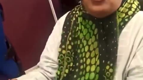 A Muslim woman storms into a church and insults priest, Jesus and Christian religion.