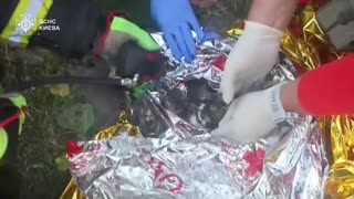 People Still Believed to Be Trapped After Russian Drone Hits Highrise Building in Kyiv