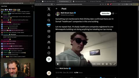 TheSaltyCracker: Somali fraud Explodes ReeEStream 12-23-25.......