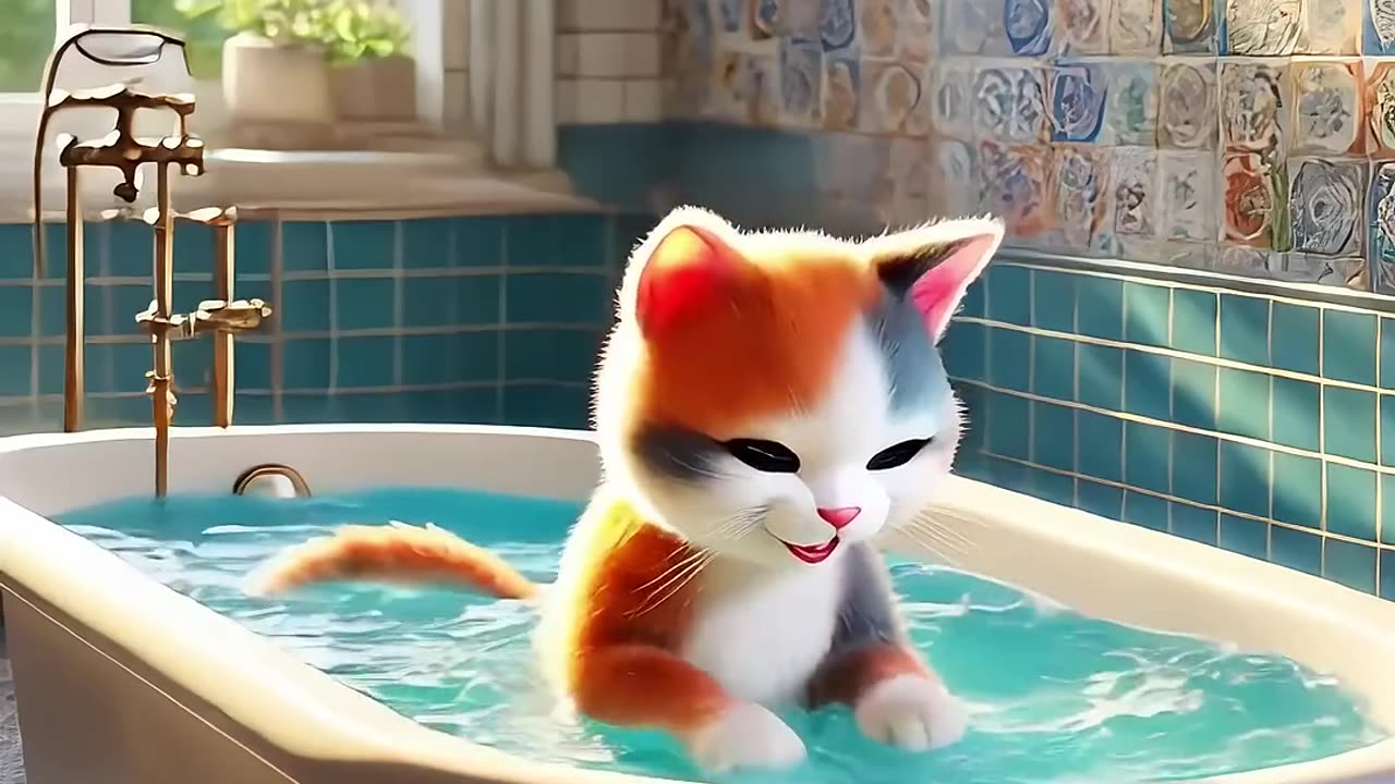 Rainbow 🌈 Cat_s 🐱 Crashing Cat Mom💥 Funny 😁 _ai _story _catshorts_aicat_funnymeow8_funnycat_aicat