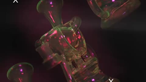 IC GLASS Neon Color Multi-Tubes Recycler