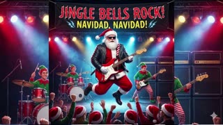 🎸 Jingle Bells / Navidad, Navidad ROCK BILINGÜE 🎄 Karaoke Infantil | Christmas Songs for Kids 2025