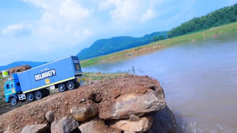 🚜 Tractor & JCB Rescue Mission | Toy Vehicles Adventure