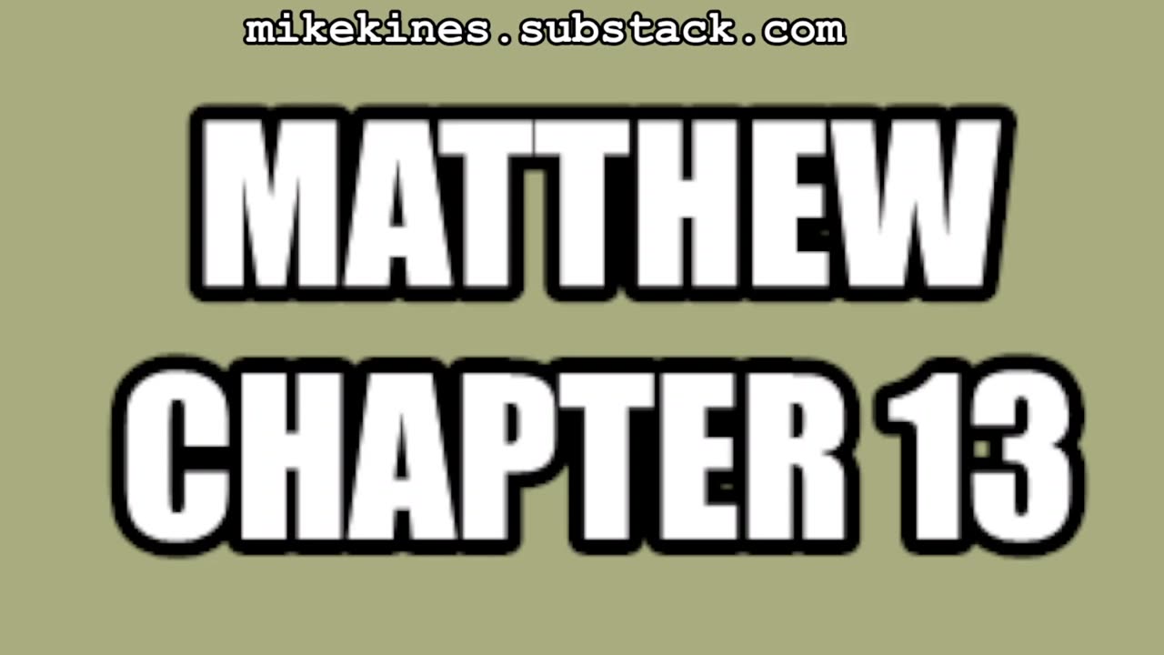 BC 2025 Matthew 13