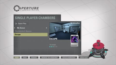 Portal 2: Community Test Chamber - Escape by ഒGalaxyBearPLAYഒ