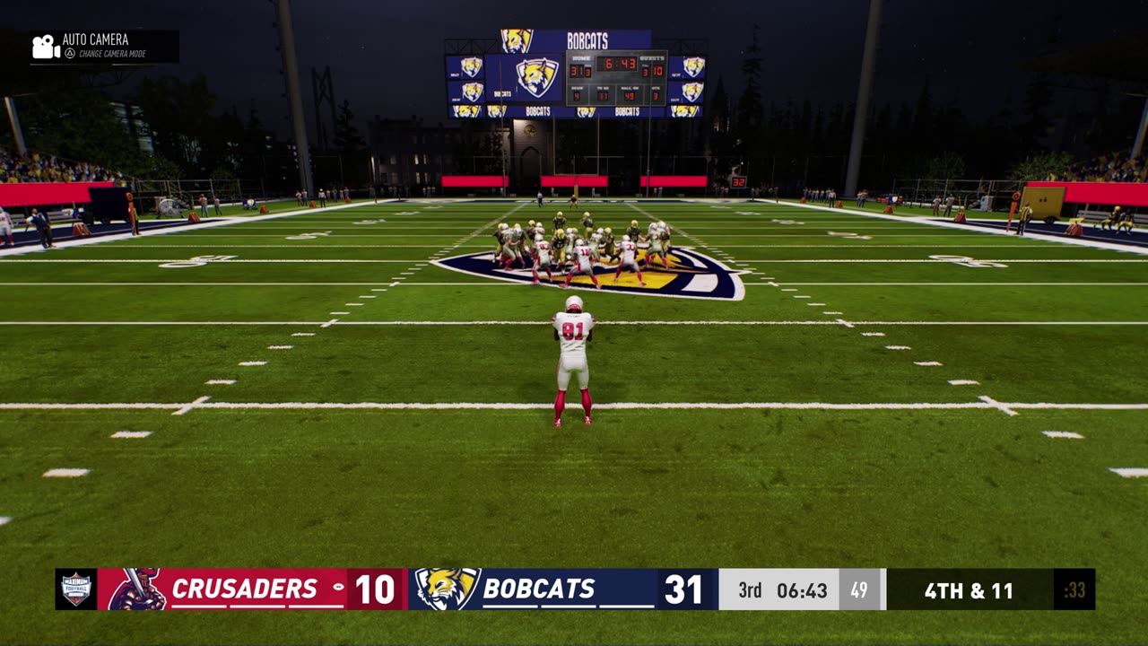 Maximum Football Kent Bobcats Dynasty Yr 1 Game 1 Crusaders Vs Bobcats CPU Vs CPU