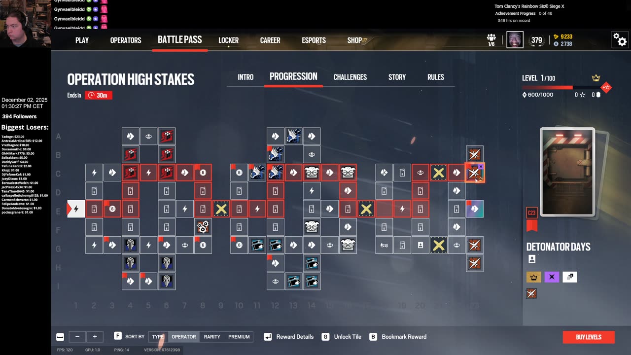 [417] Rainbow Six Siege X