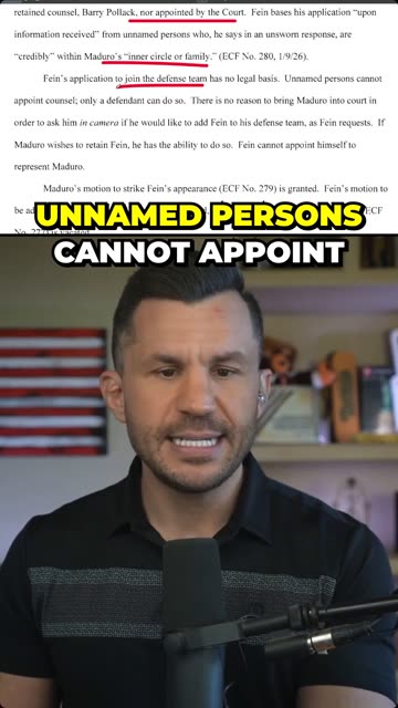 Who Really PICKED Maduro’s Lawyer