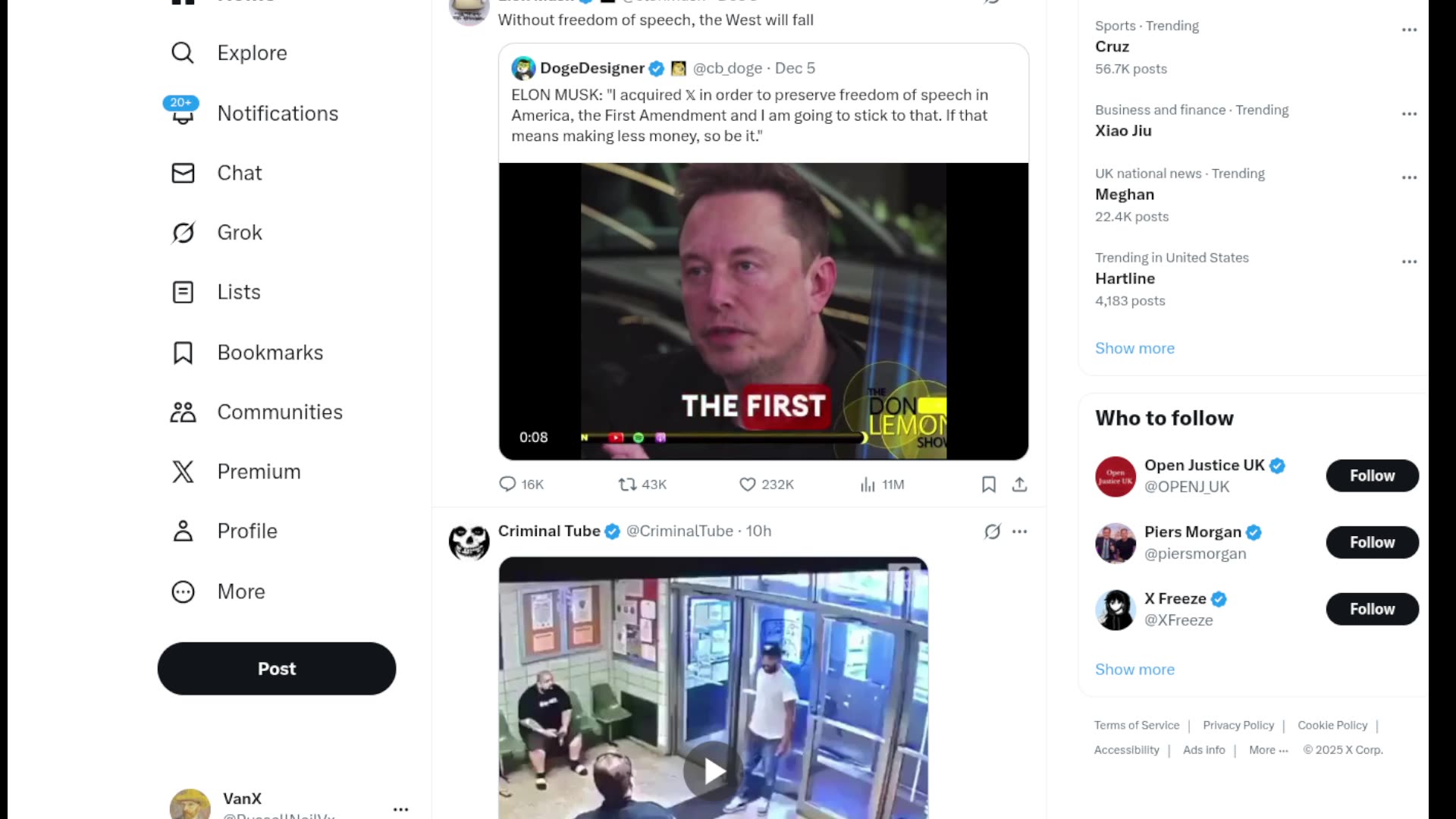 X Censorship --- Elon Musk is full of shit -- Freedom of Speech isnt suppose to cost $$$