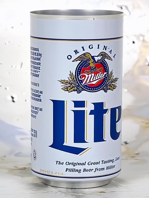 Old School Miller Lite 32oz Can