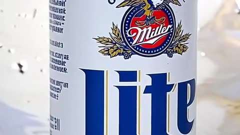 Old School Miller Lite 32oz Can