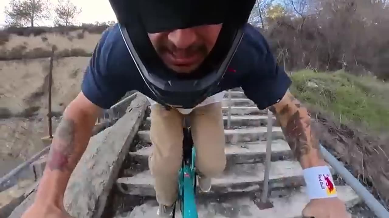 Riding Down Stairs Blindfolded