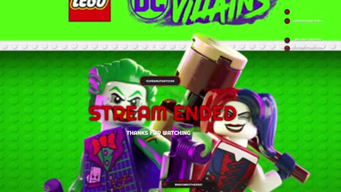 LEGO DC Super-Villains Day 2. No mic. Not really feeling up for it.