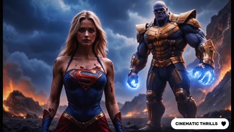 Supergirl in Crisis Ep.10 ~ Battle with Thanos 4K AI-Generated Movie MidJourney & Runway ML