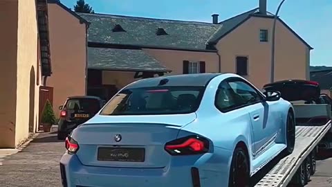 Must See! BMW Open Trailer Unload in Action 🚗🔥