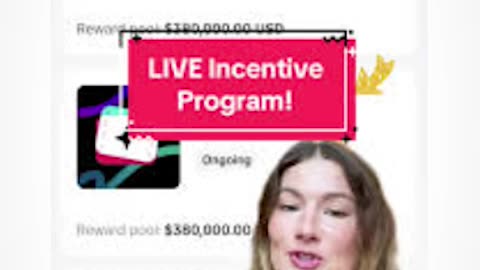 TikTok Live incentive Program