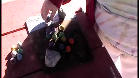 testing smoke balls on a windy day