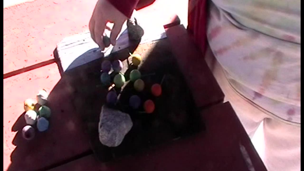 testing smoke balls on a windy day