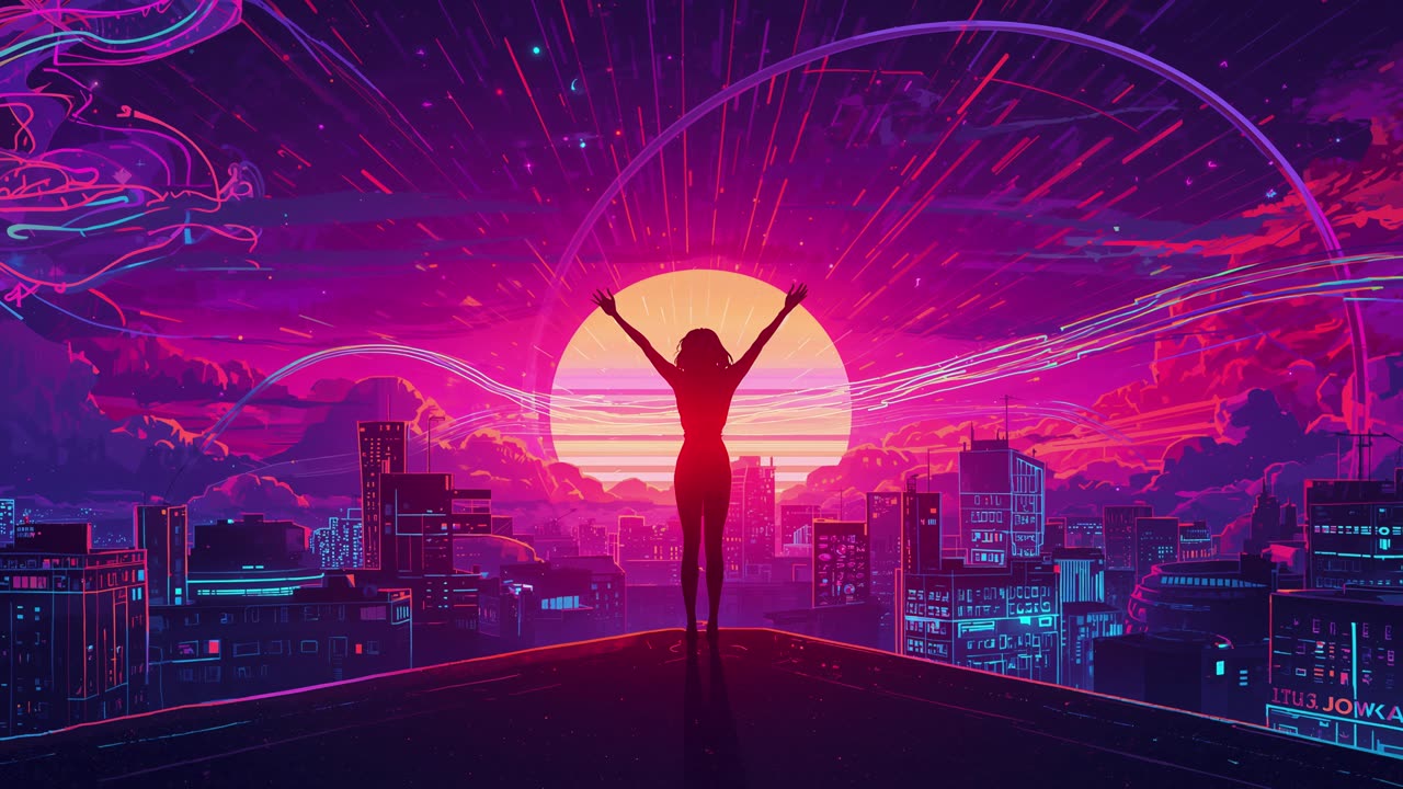 Sunrise Redemption - Uplifting Synthwave Pop Anthem | Official Music Video 2025