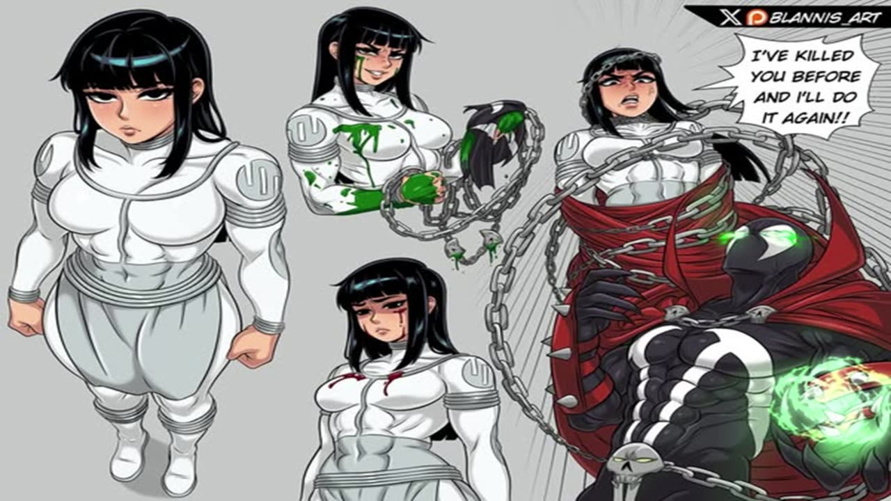 Femvincible vs Spawn Fan Art Showcase (Evil Superman Splotlight)
