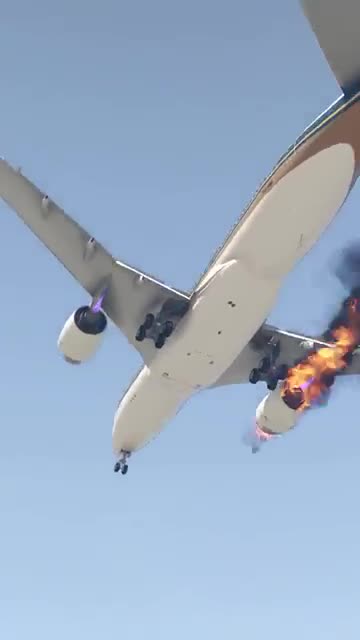 Emergency Landing Gone Wrong! ✈🔥 Shocking Moment Caught on Camera