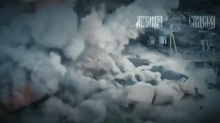 Complete Destruction of a Ukrainian Hangar and Storage Facility