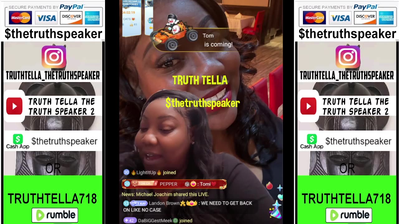 QUEEN TOMIKAY CELEBRATES A SUCCESSFUL NIGHT & MRS REGINA CALLS BACK TO THANK EVERYONE AGAIN