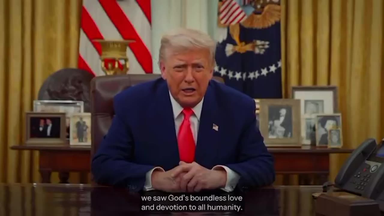 Trump’s Easter Sunday message, this is exactly what a leader looks like