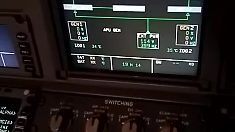 Airbus #A320 Battery Charging Lower ECAM Electric System Page #Avionics #Aviation #AeroArduino