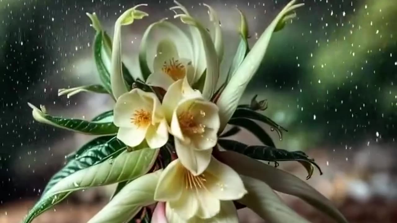 Leaves dancing