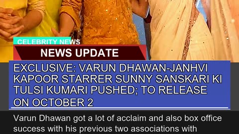 Exclusive Varun Dhawanjanhvi Kapoor Starrer Sunn