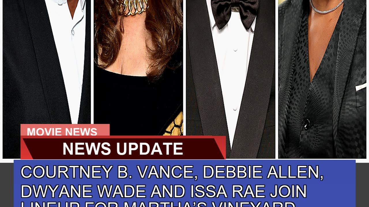 Courtney B Vance Debbie Allen Dwyane Wade and I