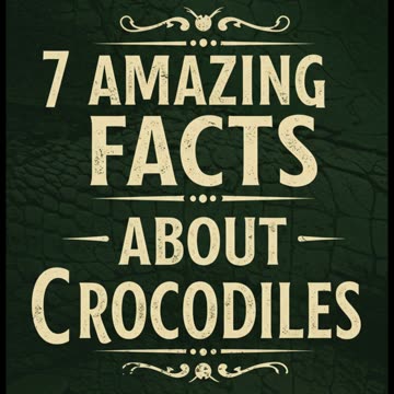 7 Amazing Facts About Crocodiles — Nature’s Ultimate Living Dinosaurs!