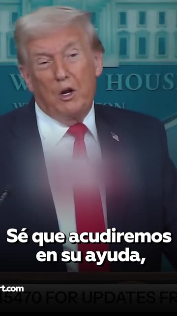 Trump: "Acudiremos al rescate de la OTAN, me pregunto si ellos acudirán al nuestro"