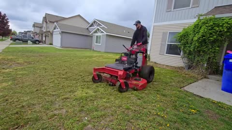Night Shift Father Was READY To Mow But I Surprised His Family With THIS_part7