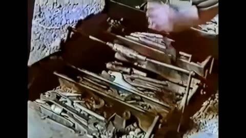 German Tank Repair and Maintenance on the Eastern Front WWII - Original Color Footage