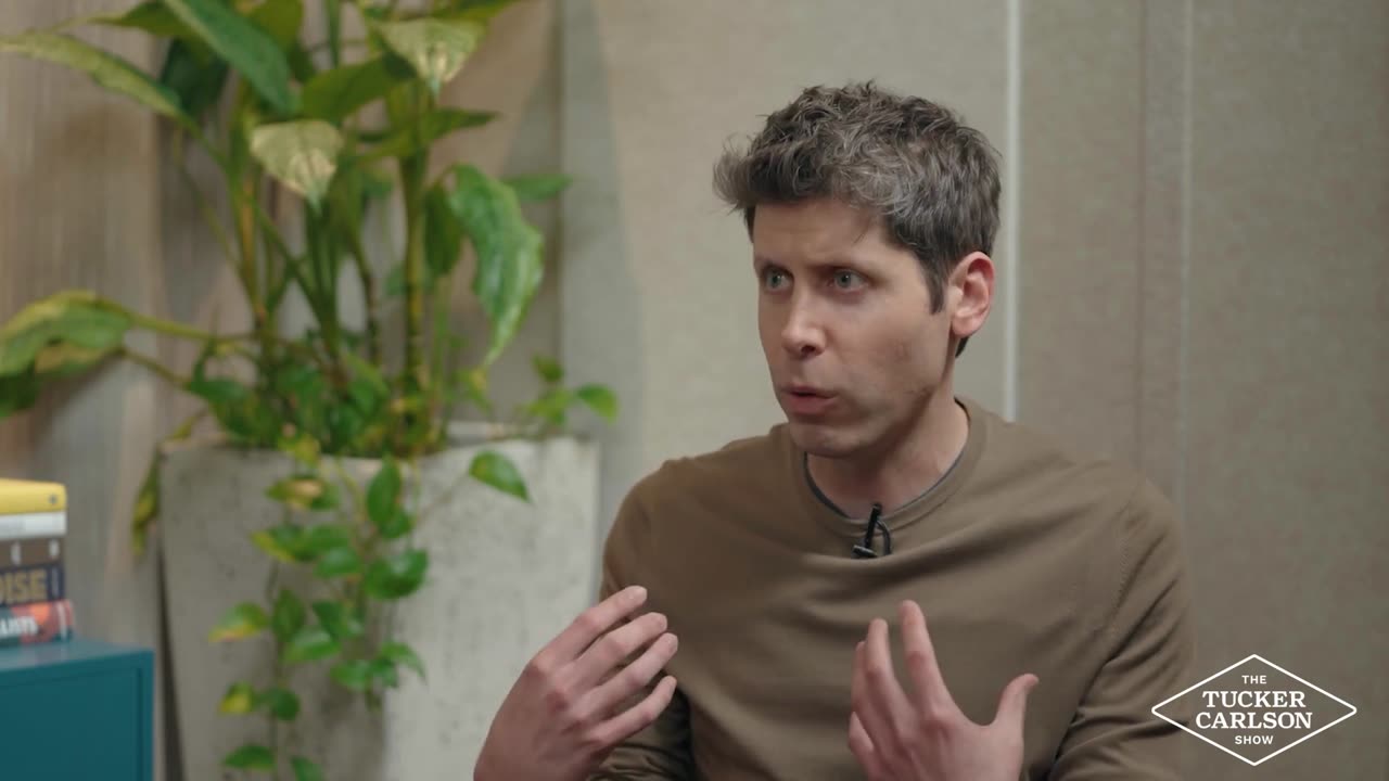 SAM ALTMAN w/ Tucker Carlson - On Programming AI with morality, Belief in God, Elon Musk, and so on