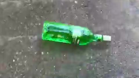 Breaking glass bottles ⚠️🔥 Crushing Crunchy & Soft Things !