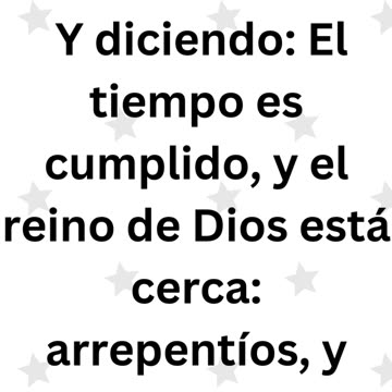 «El Reino de Dios está cerca» Marcos 1:15 #shorts #shortvideo #youtubeshorts #ytshorts #youtube