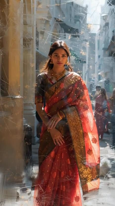 The video is made with AI, it may be artificial