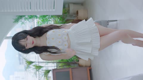 (4K 세로룩북) 뽀얀 뒷태 후방주의 여친룩 ❤️ Underwear lingerie 란제리 Lookbook 스타킹 언더웨어 직캠 레전드 모델 희솔(4K 