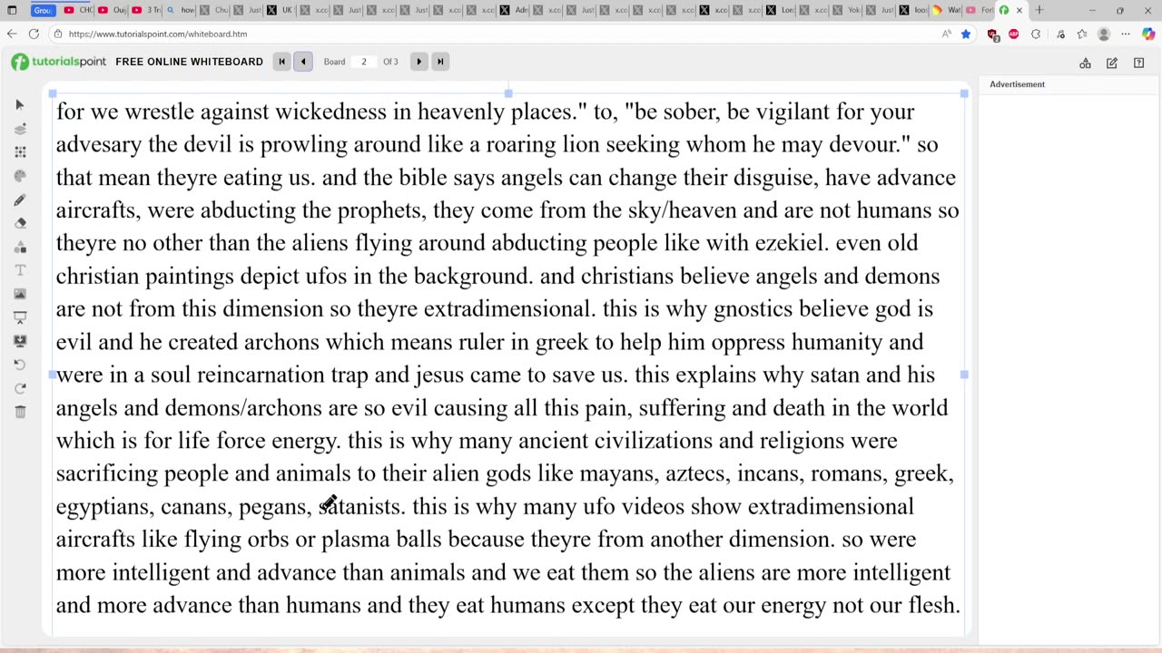 why i believe were on a loosh farm