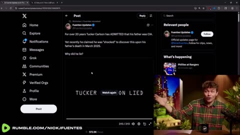 Tucker Carlson caught repeatedly lying